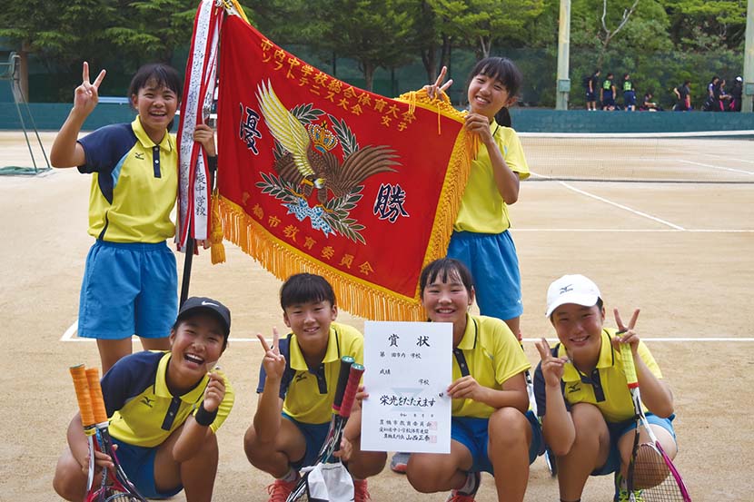 第73回市内中学校総合体育大会 女子ソフトテニス