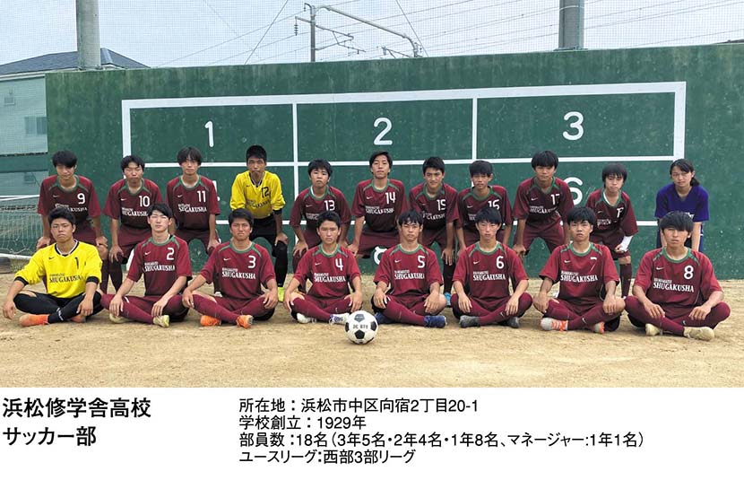 浜松修学舎高校 サッカー部