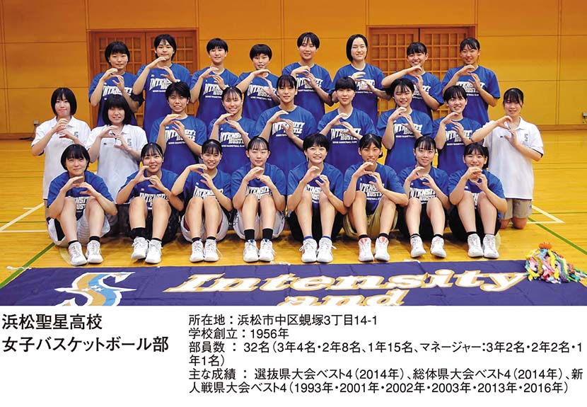浜松聖星高校 女子バスケットボール部
