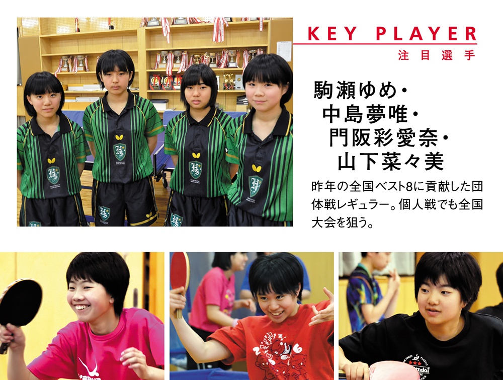 浜松修学舎中学校女子卓球部